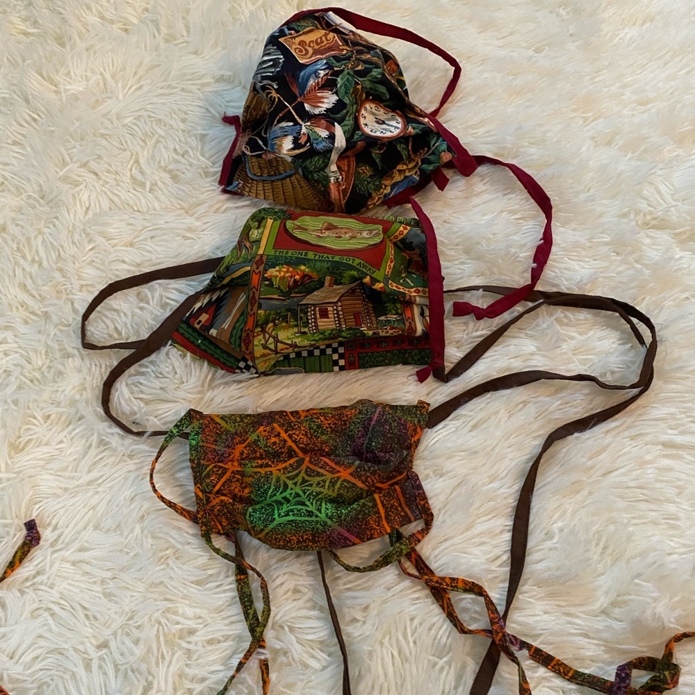 3 homemade tie masks